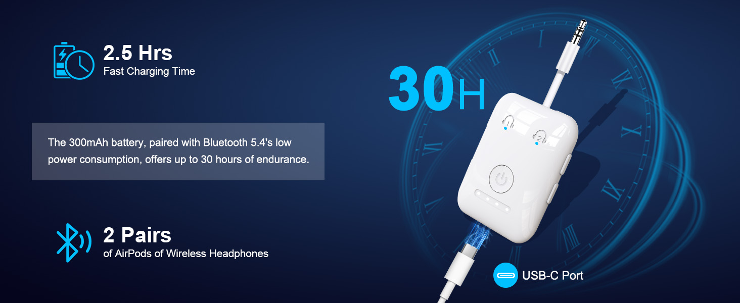 Bluetooth-Adapters-Premium-Bluetooth-5-4-Transmitter-Airplane-Wireless-Adapter-Supports-2-AirPods-Headphones-Bluetooth-Transmitter-for-TV-Airplane-Gym-with-aptX-Ad-12