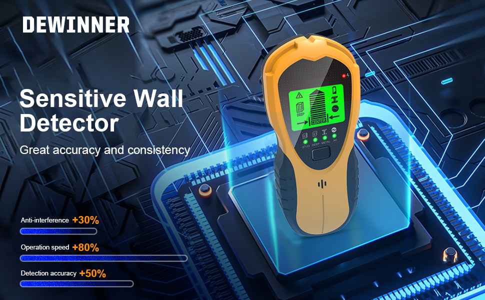 Measuring-Tools-Stud-Finder-Wall-Scanner-5-in-1-Stud-Finder-Tool-w-Microprocessor-Chip-and-HD-LCD-Display-Stud-Detector-Beam-Finders-for-Center-Edge-of-Wood-AC-W-3