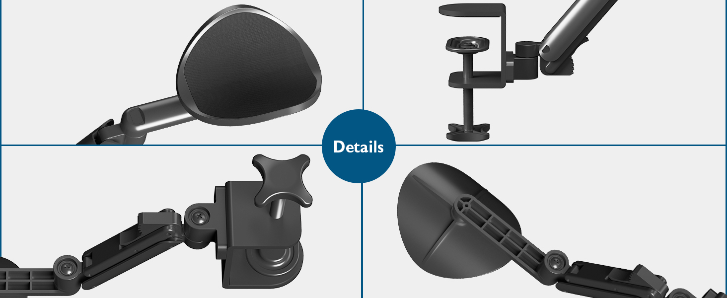 Mouse-Pads-Adjustable-Arm-Rest-for-Desk-Ergonomic-Elbow-Rest-Pad-360-Rotating-Extendable-Desk-Arm-Support-Durable-Aluminum-Keyboard-Computer-Arm-Rest-Pa-5