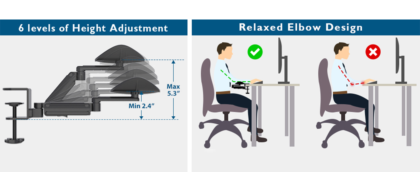 Mouse-Pads-Adjustable-Arm-Rest-for-Desk-Ergonomic-Elbow-Rest-Pad-360-Rotating-Extendable-Desk-Arm-Support-Durable-Aluminum-Keyboard-Computer-Arm-Rest-Pa-6