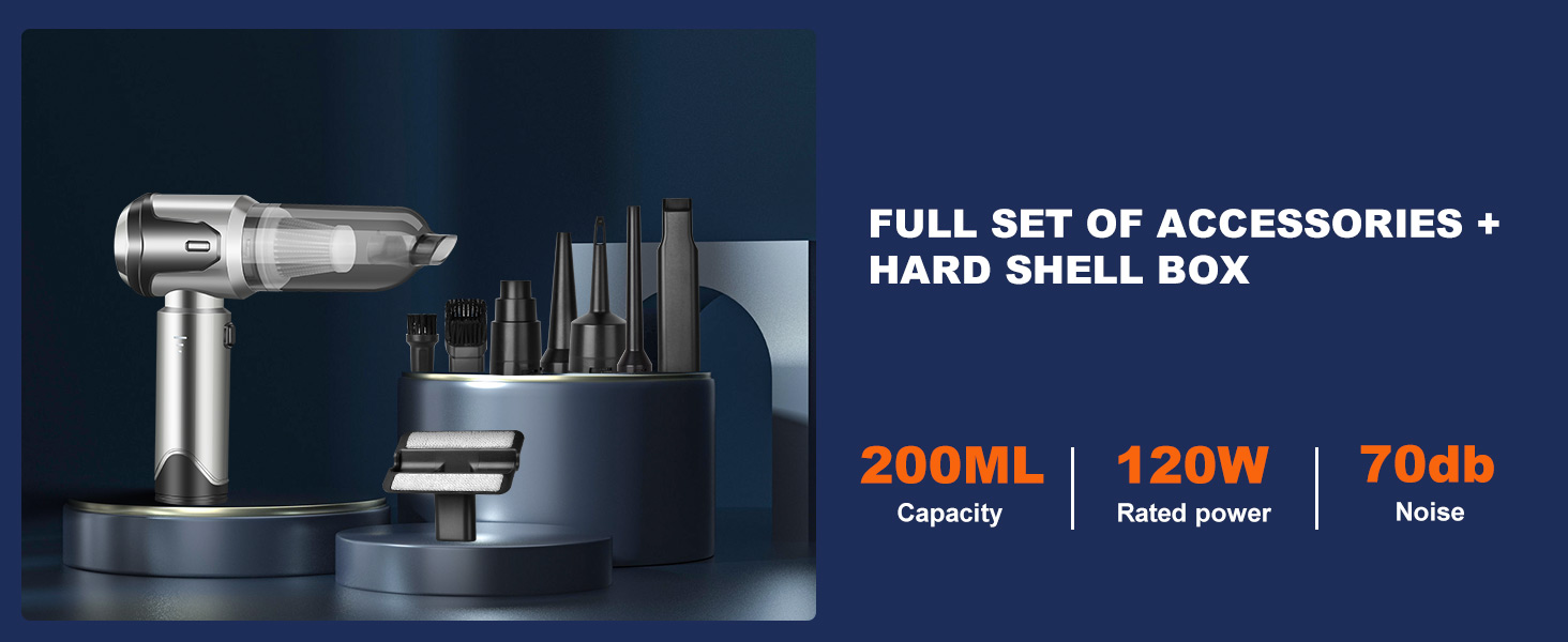 Vacuum-Cleaners-Car-Vacuum-Cleaner-Cordless-22000PA-High-Power-Suction-4-in-1-Multifunctional-Design-Brushless-Motor-Rechargeable-Grey-Handheld-40-Min-Runtime-7