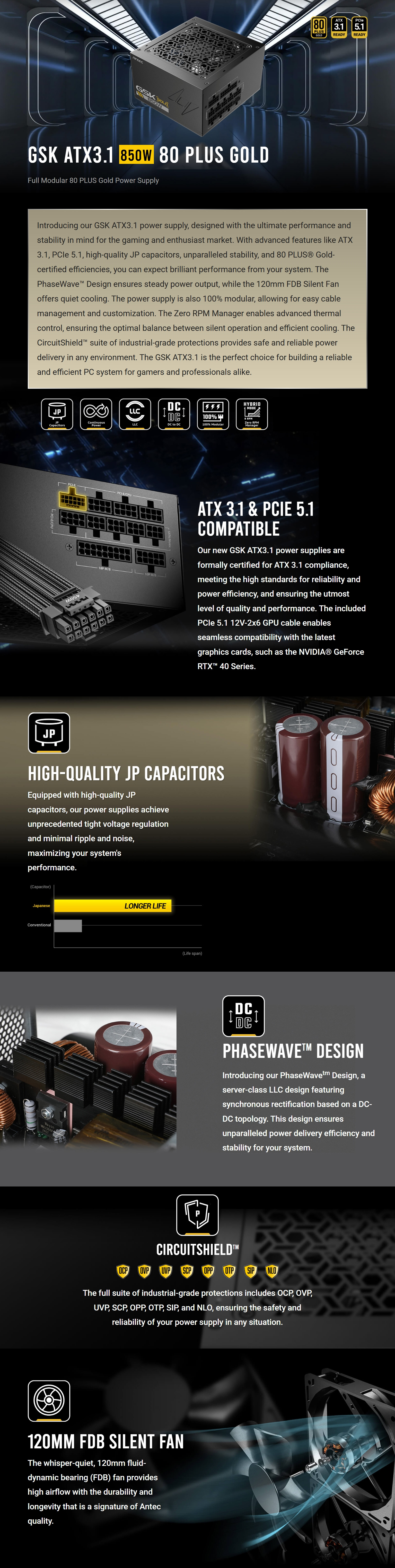 Power-Supply-PSU-Antec-GSK850-V2-850W-80-Gold-Fully-Modular-PCIe-5-1-ATX-3-1-Power-Supply-Black-GSK850-V2-AU-1