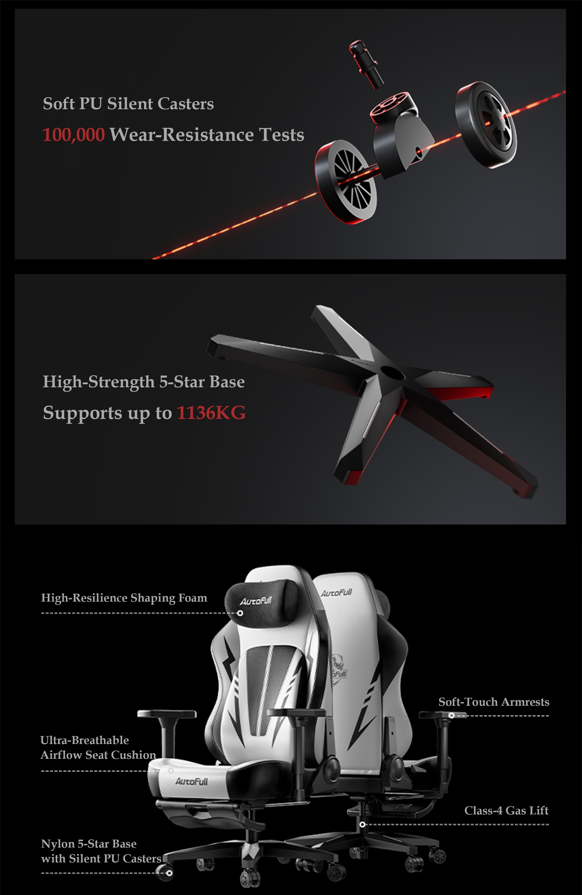 Gaming-Chairs-AutoFull-C3Pro-Gaming-Chair-With-3D-Headrest-Advanced-Lumbar-support-Silver-Black-30