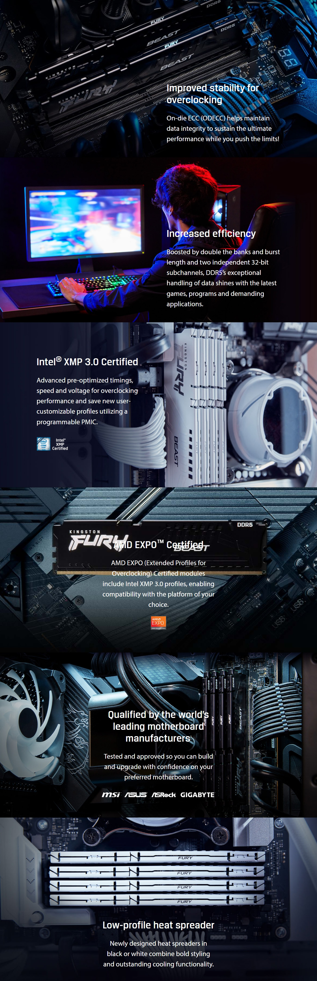 Kingston-64GB-2x32GB-Fury-Beast-CL36-6000MHz-DDR5-RAM-KF560C36BBE2K2-64-1