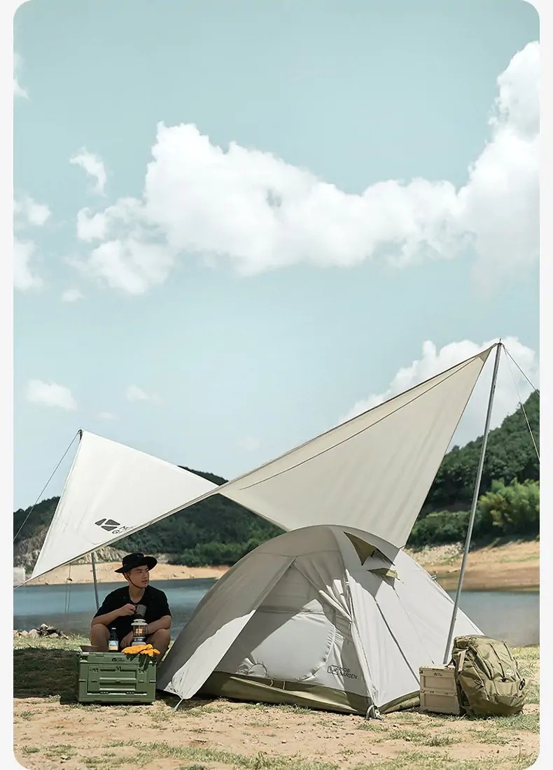 Tent-Mat-MOBI-GARDEN-Cold-Mountain-3-PLUS-Tent-with-Extended-Snow-Skirt-and-Windproof-Design-Suitable-for-1-3-People-SAND-13