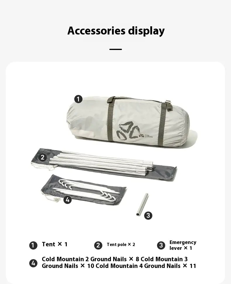 Tent-Mat-MOBI-GARDEN-Cold-Mountain-3-PLUS-Tent-with-Extended-Snow-Skirt-and-Windproof-Design-Suitable-for-1-3-People-WHITE-17