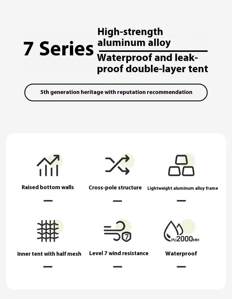 Tent-Mat-MOBI-GARDEN-Cold-Mountain-3-PLUS-Tent-with-Extended-Snow-Skirt-and-Windproof-Design-Suitable-for-1-3-People-WHITE-4