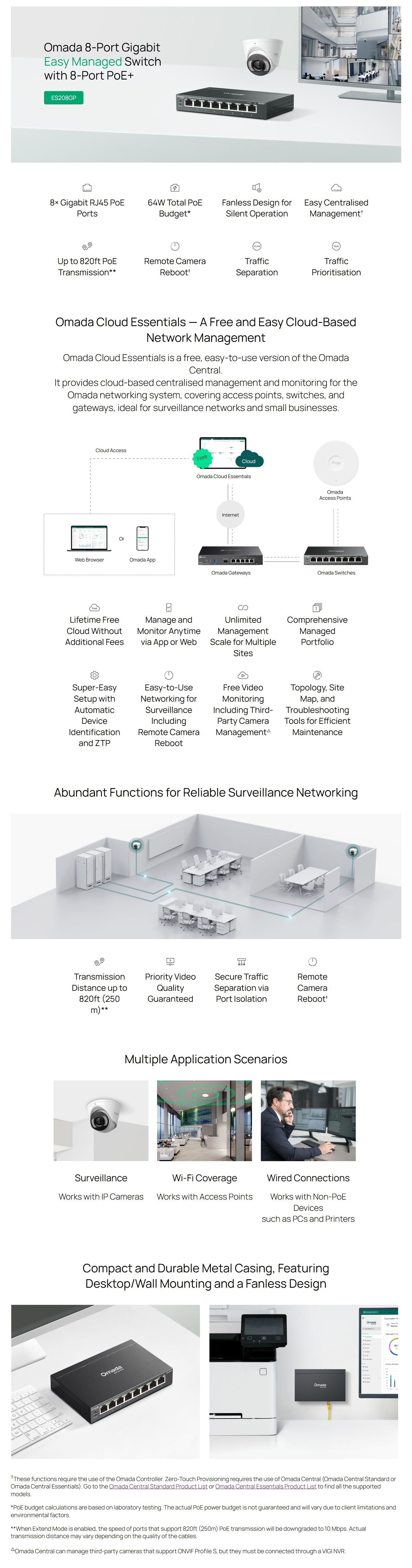 Switches-TP-Link-Omada-8-Port-Gigabit-Easy-Managed-Switch-with-8-Port-PoE-ES208GP-1