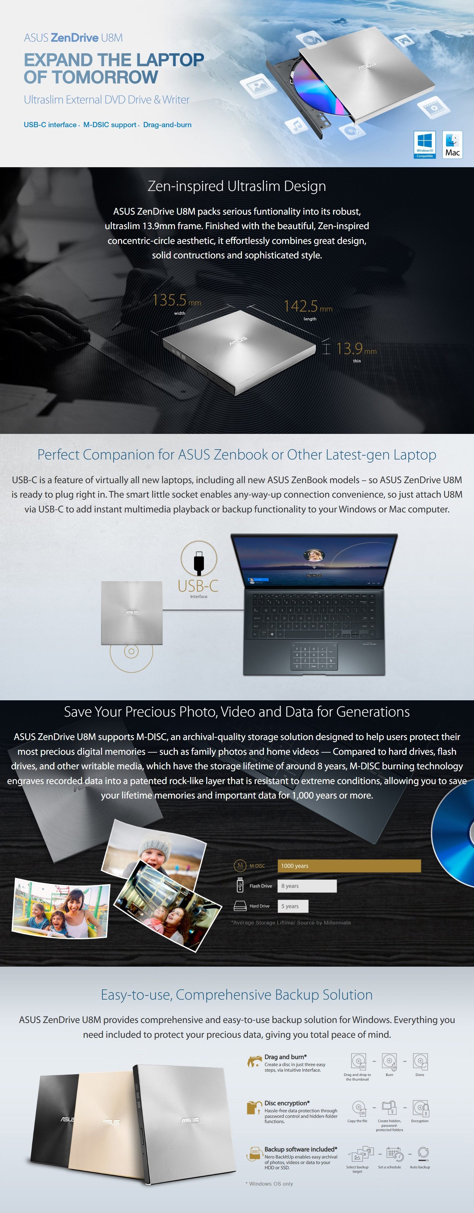 External-Optical-Drives-Asus-ZenDrive-U8M-Ultra-Slim-External-USB-C-DVD-Drive-Silver-SDRW-08U8M-U-SIL-G-AS-1
