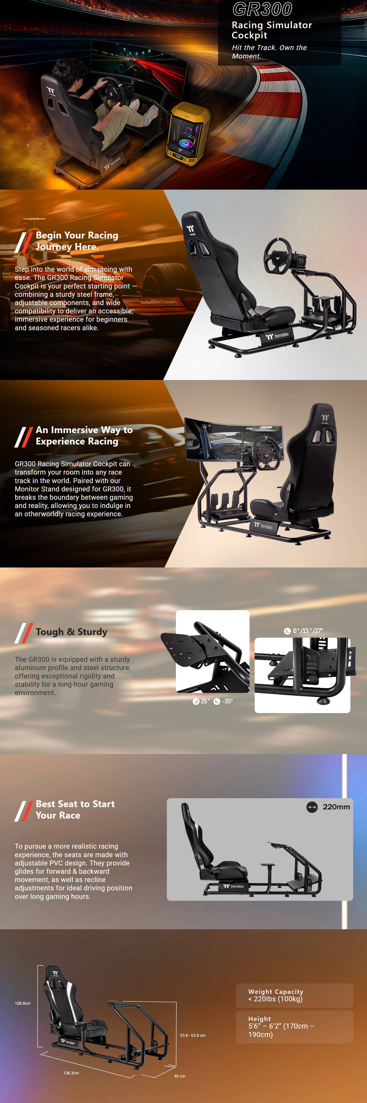 Racing-Simulators-Thermaltake-Gaming-GR300-Racing-Simulator-Cockpit-Black-GSC-R30-CPASBB-01-2