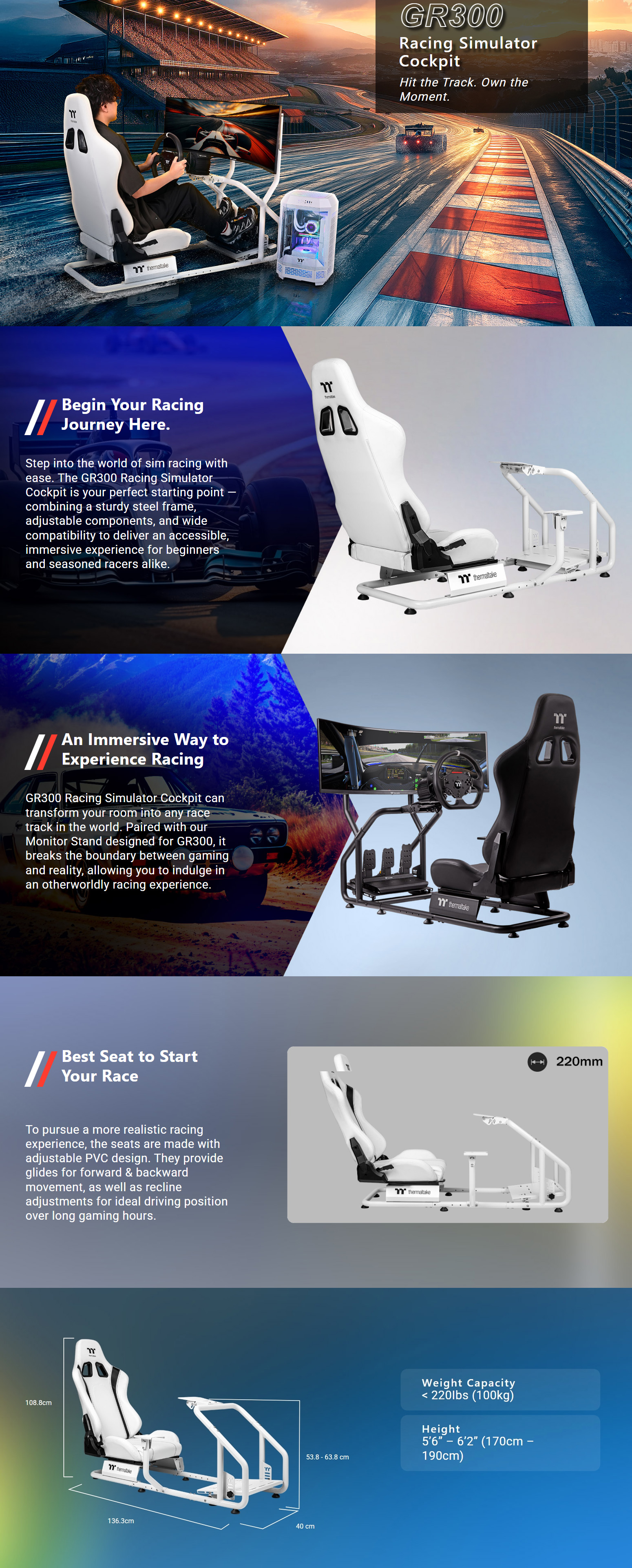 Racing-Simulators-Thermaltake-Gaming-GR300-Racing-Simulator-Cockpit-Snow-Edition-GSC-R30-CPASWH-01-2