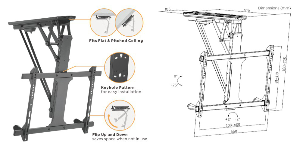 Touchscreen-Monitors-Brateck-Smart-Flip-Down-TV-Ceiling-Mount-Support-32in-70in-TVs-PLB-M0546AI-1