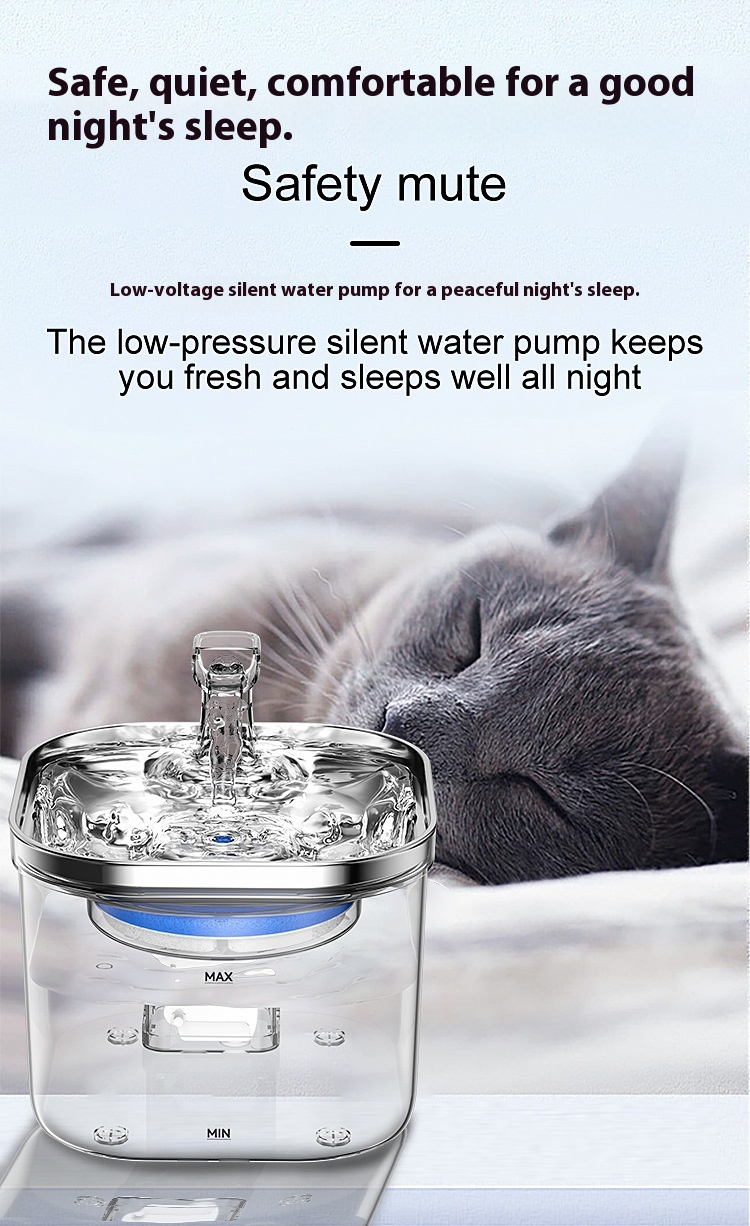 Water-Bowl-Cat-Water-Fountain-2L-Automatic-Stainless-Steel-Pet-Fountain-CatDog-Water-Dispenser-for-Multiple-Pets-Drinking-6