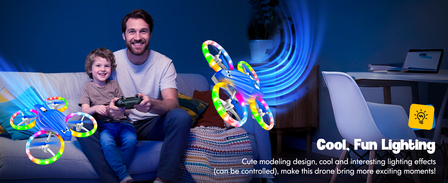 Drones-Drone-for-Beginner-with-Cool-Light-Indoor-Rc-Drone-with-3D-Flip-Kids-Flying-Toy-Altitude-Hold-Self-Rotation-Headless-Mode-One-Click-Take-off-Landing-8