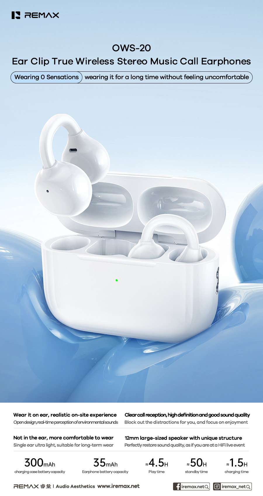 Headphones-REMAX-clip-on-wireless-6-0-Bluetooth-headset-ear-friendly-high-definition-music-calling-headset-OWS-20-5