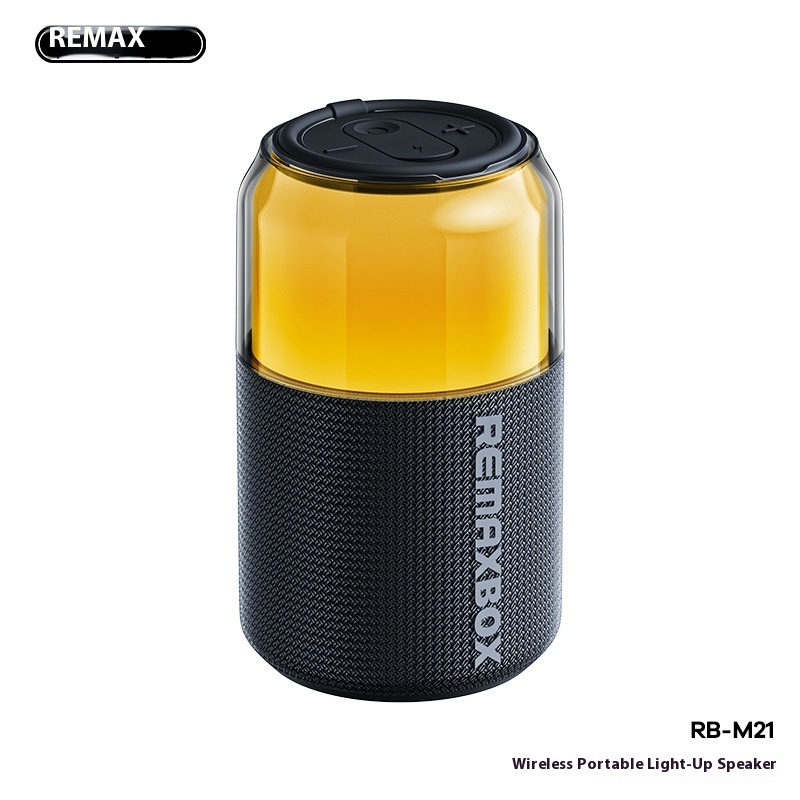 Smart-Speakers-REMAX-Ruiliang-colorful-RGB-lighting-wireless-portable-Bluetooth-speaker-handheld-outdoor-atmosphere-sound-RB-M21-black-3