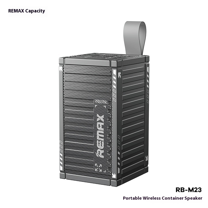 Smart-Speakers-REMAX-creative-container-wireless-portable-5-4-Bluetooth-speaker-HIFI-compact-with-small-microphone-RB-M23-Moon-Shadow-Grey-6