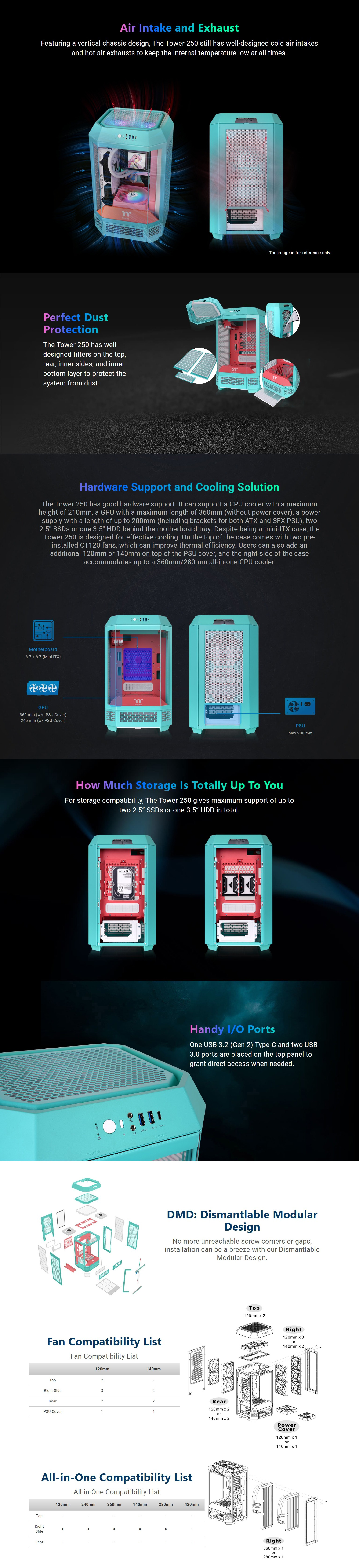 Thermaltake-Cases-Thermaltake-The-Tower-250-Mini-Tower-Chassis-Mint-Strawberry-CA-1Z9-00SLWN-00-2