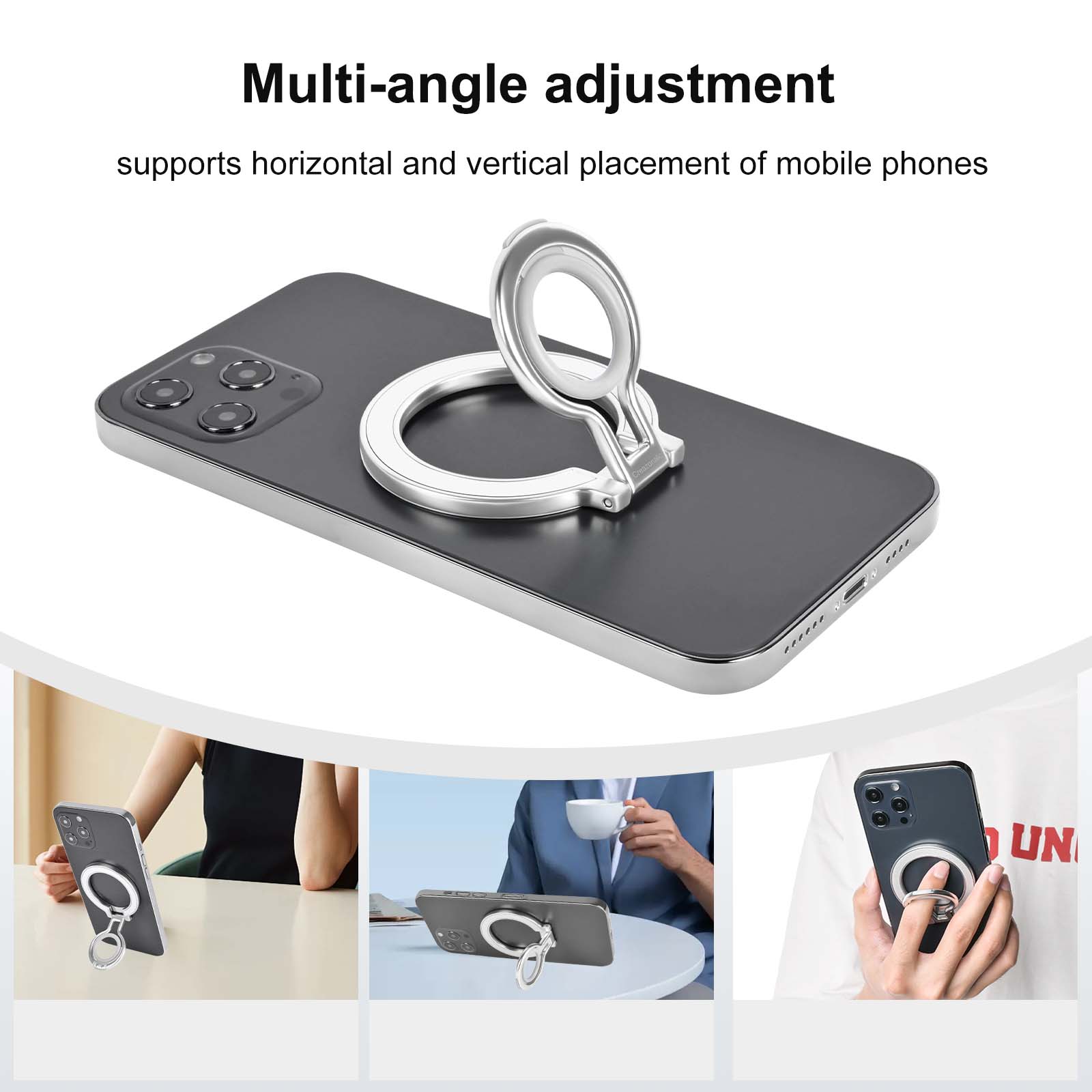 Phone-Holders-iCreate-Magnetic-Metal-Kickstand-Ring-Stand-Compatible-for-MagSafe-and-Android-Smartphones-Orange-41