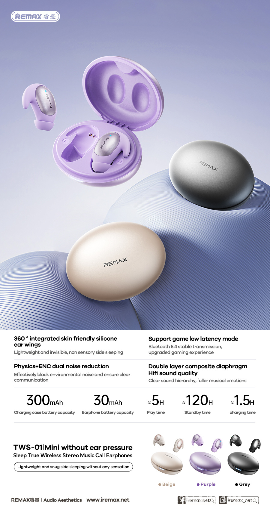 REMAX-Sleep-Wireless-Stereo-Music-Calling-Headphones-Binaural-Surround-Sound-Sleep-Mode-TWS-01-Purple-4