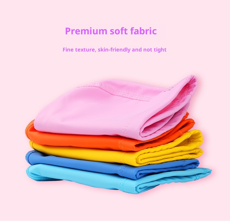 Swim-Cap-Girls-Pink-Swimming-Cap-PU-Coating-Cartoon-Character-Waterproof-Hair-Friendly-10