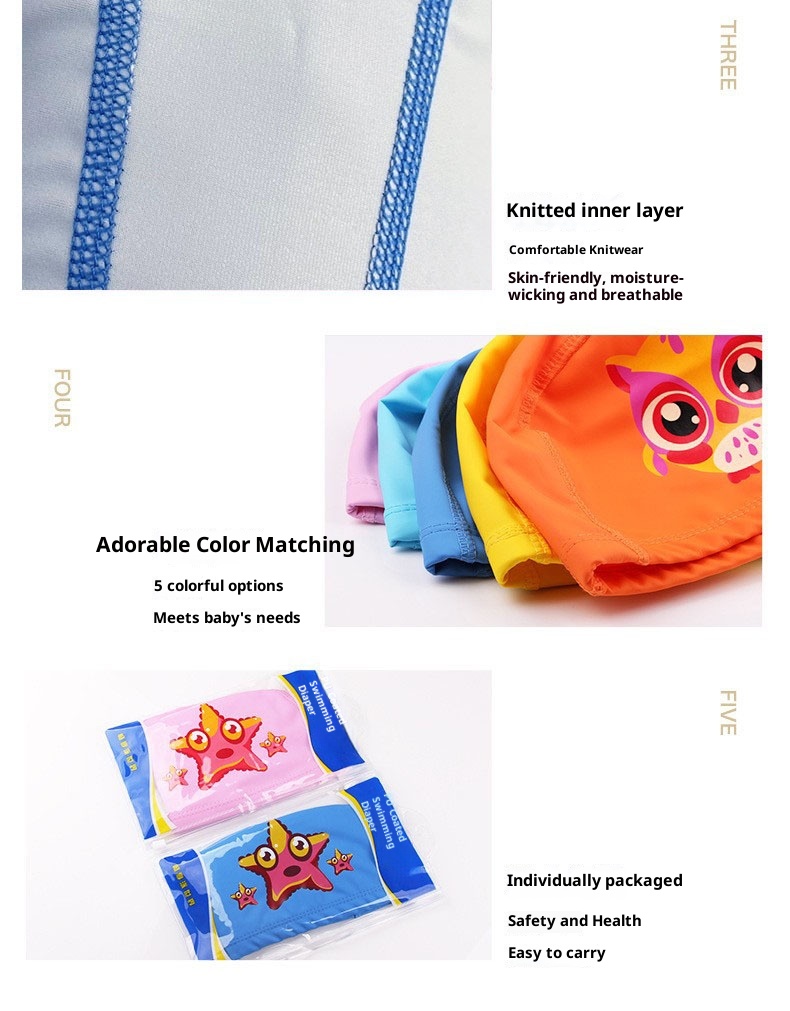 Swim-Cap-Girls-Pink-Swimming-Cap-PU-Coating-Cartoon-Character-Waterproof-Hair-Friendly-13