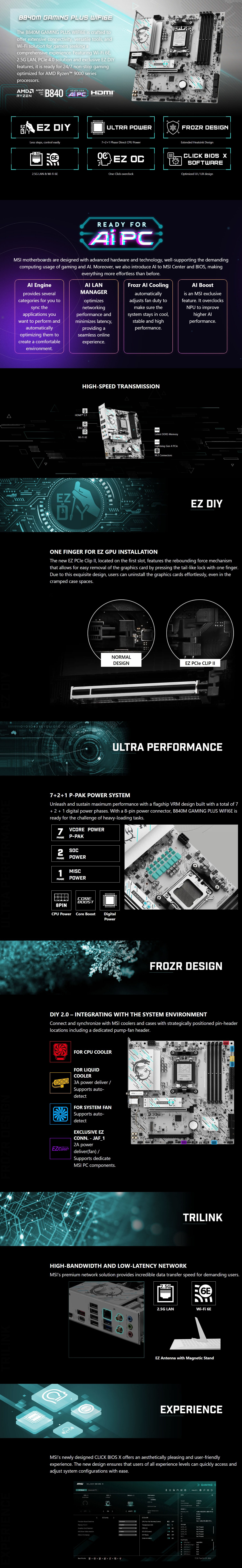AMD-AM5-MSI-B840M-Gaming-Plus-WiFi6E-AM5-mATX-Motherboard-B840M-GAMING-PLUS-WIFI6E-1