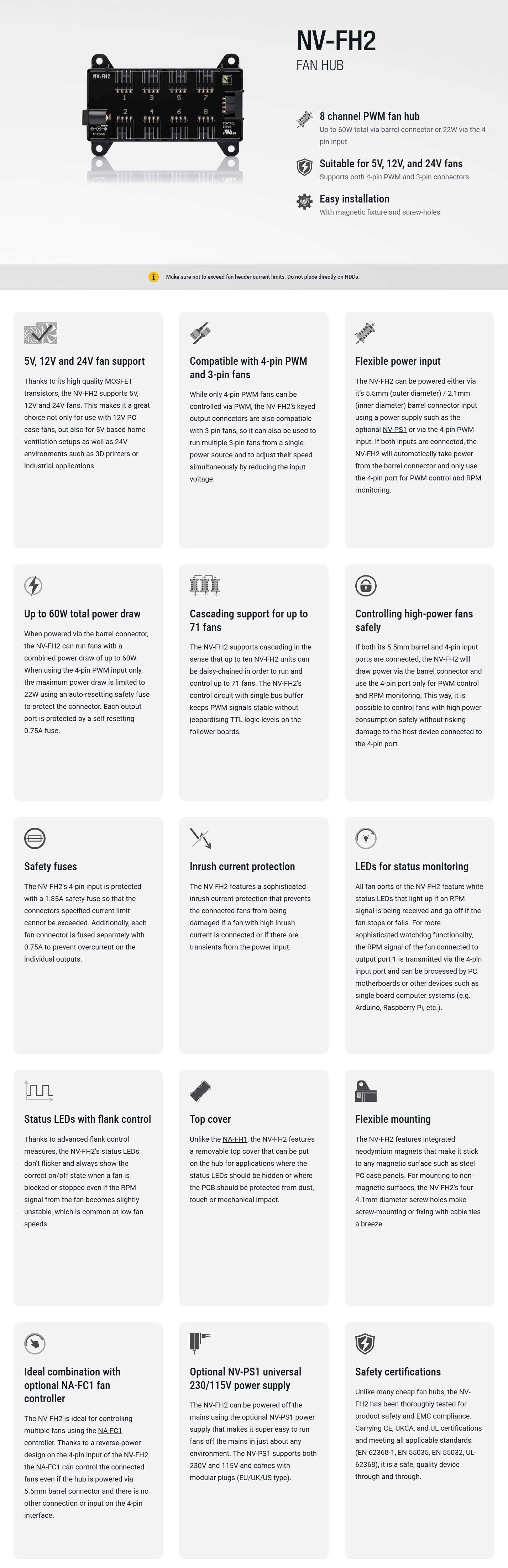 Fan-Accessories-Noctua-8-Channel-PWM-Fan-Hub-NV-FH2-1