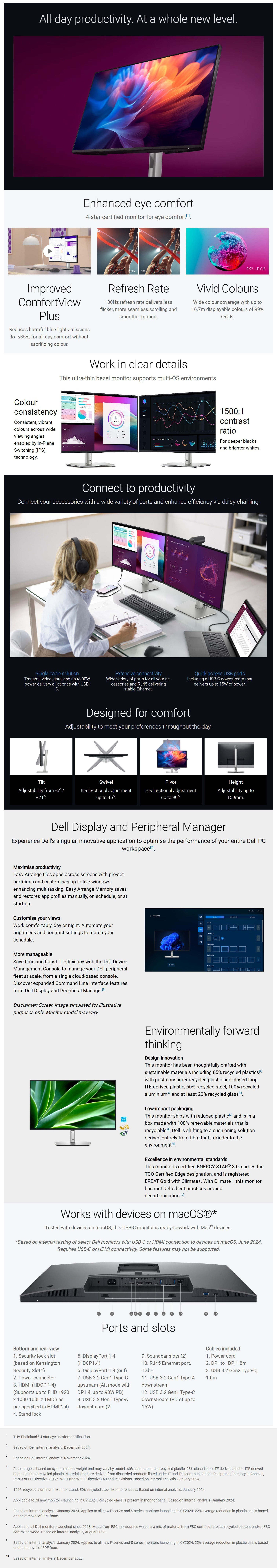 Monitors-Dell-Pro-27-27in-FHD-100Hz-IPS-USB-C-Hub-Monitor-P2725HE-1