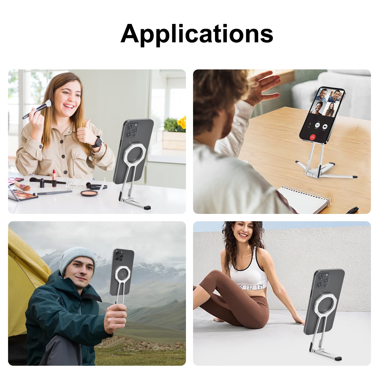 Phone-Stands-iCreate-Portable-Triangle-Metal-Stand-with-Spring-Buckle-Suit-for-MagSafe-Smartphones-Live-Broadcast-Black-41