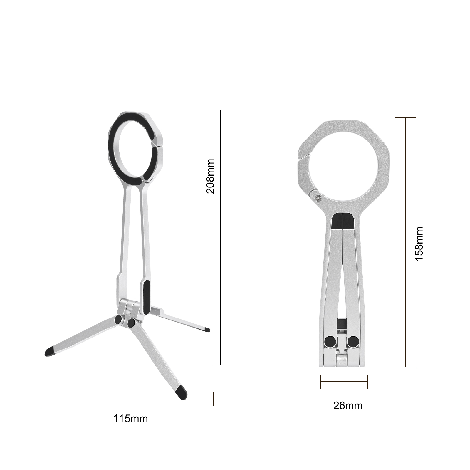 Phone-Stands-iCreate-Portable-Triangle-Metal-Stand-with-Spring-Buckle-Suit-for-MagSafe-Smartphones-Live-Broadcast-Red-40