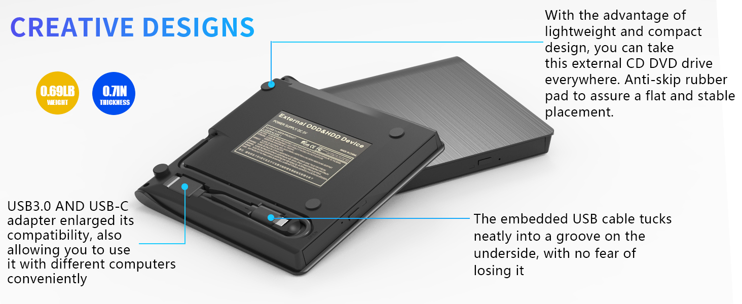 USB-Hubs-External-DVD-Drive-USB-3-0-and-Type-C-CD-DVD-Disc-Reader-Writer-Burner-Player-Slim-and-Portable-CD-DVD-RW-Optical-Drive-for-PC-Laptop-Desktop-9