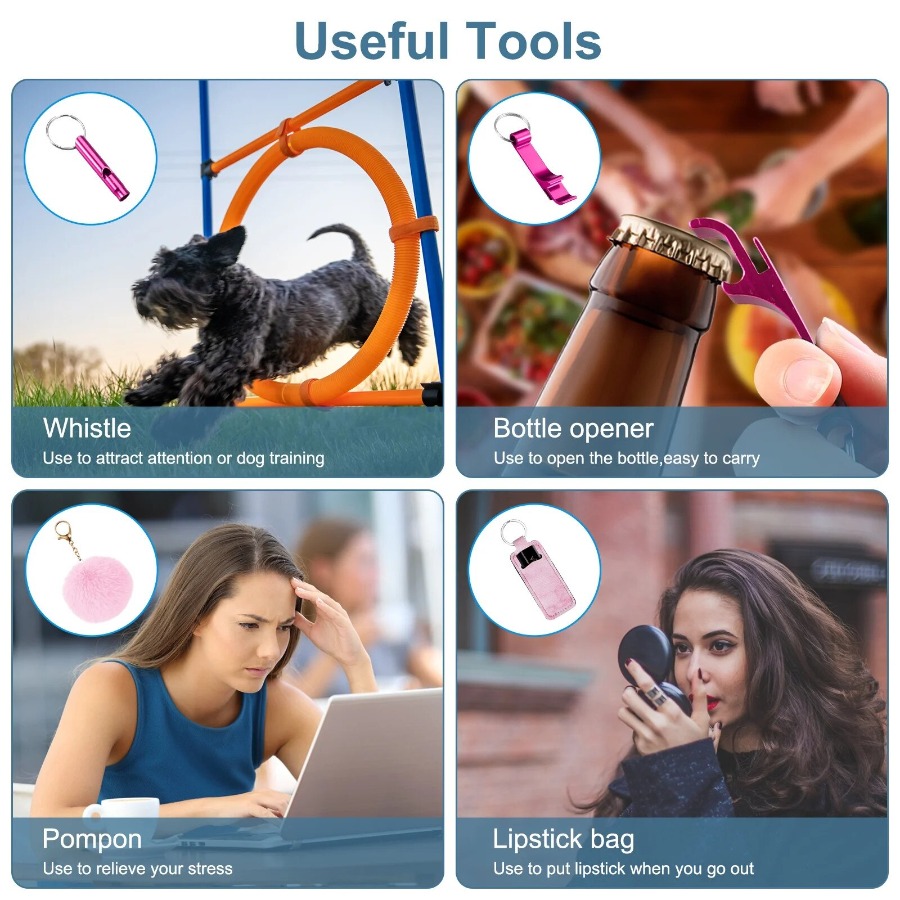 Outdoor-Tools-Accessories-Self-Defense-Keychain-Set-Women-Personal-Portable-Safety-Alarm-Key-Ring-5