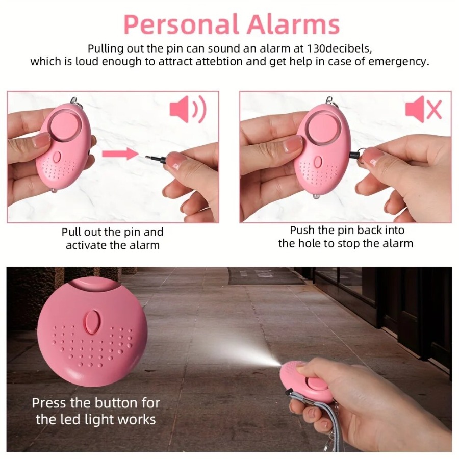 Outdoor-Tools-Accessories-Self-Defense-Keychain-Set-Women-Personal-Portable-Safety-Alarm-Key-Ring-8