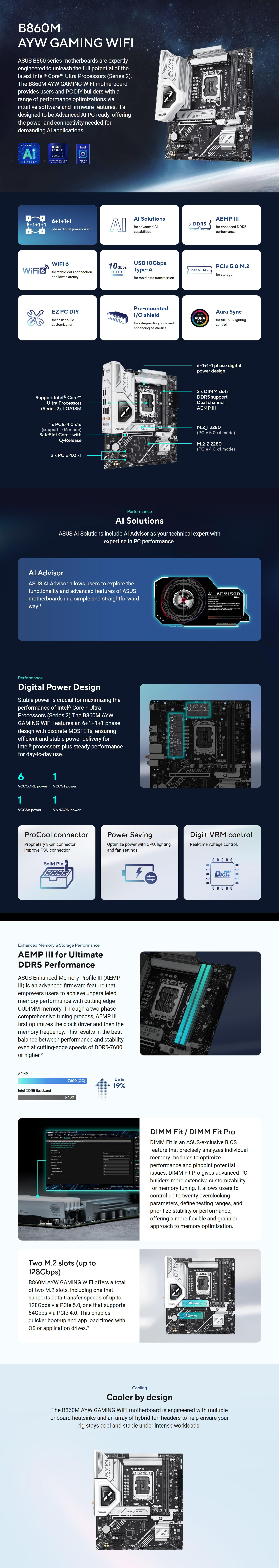 Intel-LGA-1851-Asus-B860M-AYW-Gaming-WiFi-LGA-1851-mATX-Motherboard-B860M-AYW-GAMING-WIFI-4