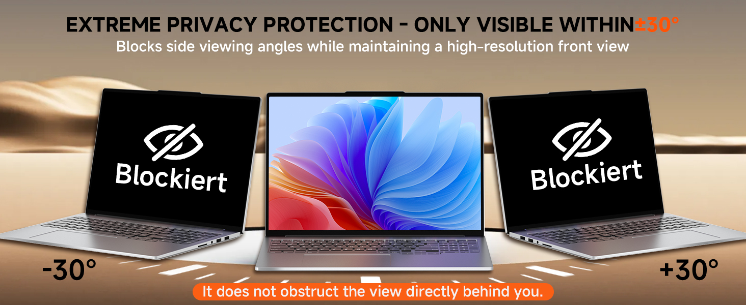 Laptop-Accessories-Magnetic-Laptop-Privacy-Screen-14-inch-for-16-9-Computer-Monitor-14-Removable-Anti-Glare-Protector-Blue-Light-Filter-Shield-Compatible-with-Lenovo-H-9