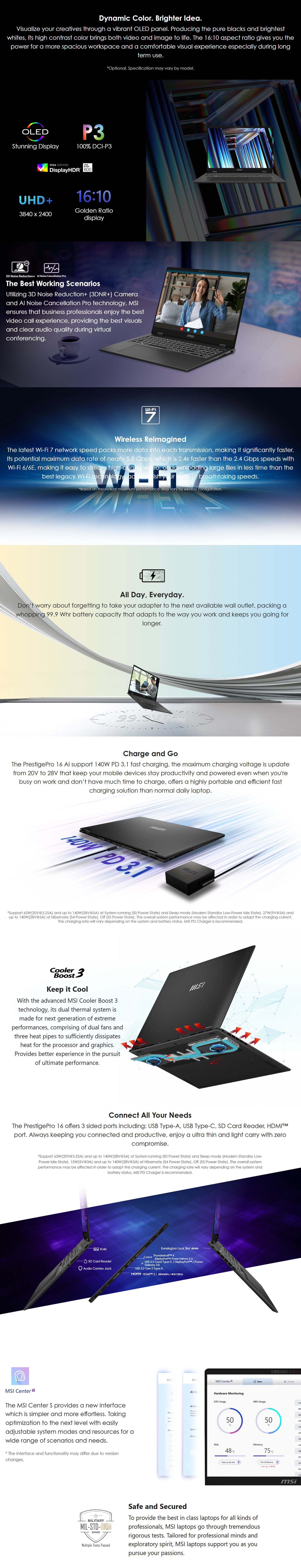 MSI-Laptops-MSI-PrestigePro-16-AI-16in-UHD-OLED-RTX-4050-2TB-SSD-32GB-RAM-W11H-AI-Laptop-Stellar-Gray-PrestigePro-16-AI-B2HVEG-250AU-2