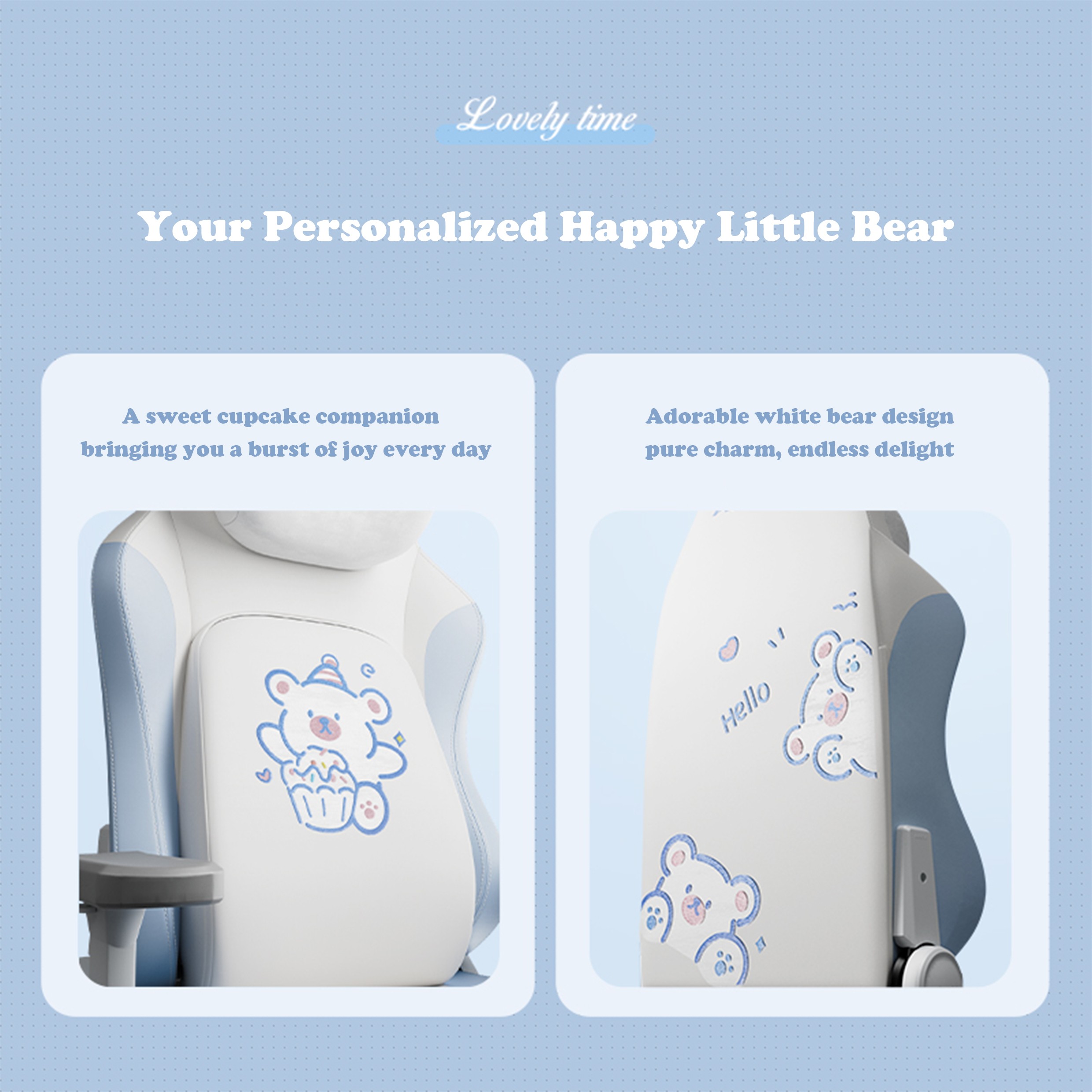 Gaming-Chairs-AutoFull-C3Pro-Gaming-Chair-With-3D-Headrest-Advanced-Lumbar-support-Snow-White-Bear-edition-29