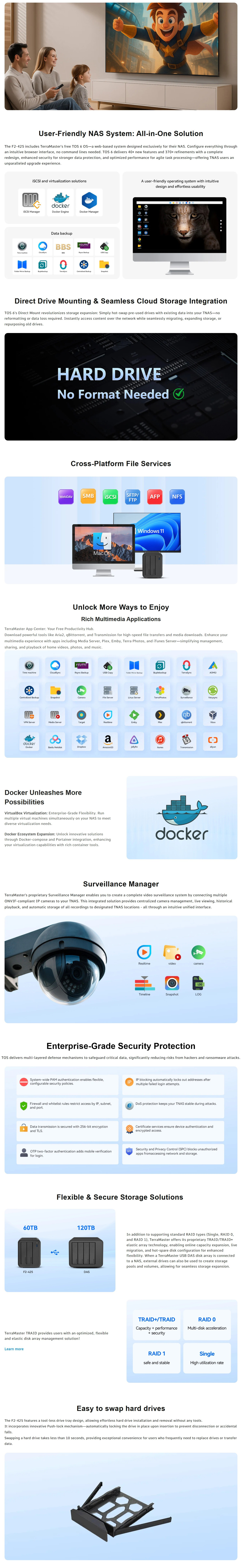 NAS-Network-Storage-Terra-Master-NAS-Intel-N150-Quad-Core-2-Bay-NAS-F2-425-2