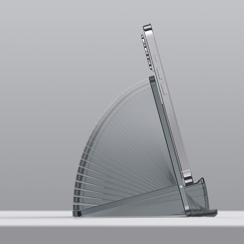 Phone-Holders-iPhone-Holder-Portable-Card-type-Foldable-Metal-Stand-Grey-39