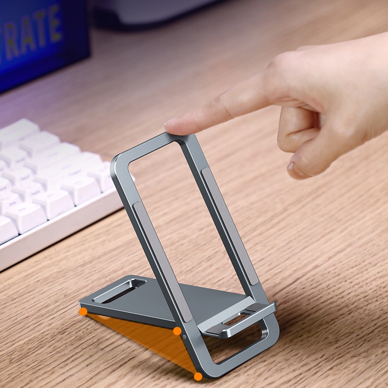 Phone-Holders-iPhone-Holder-Portable-Card-type-Foldable-Metal-Stand-Grey-42