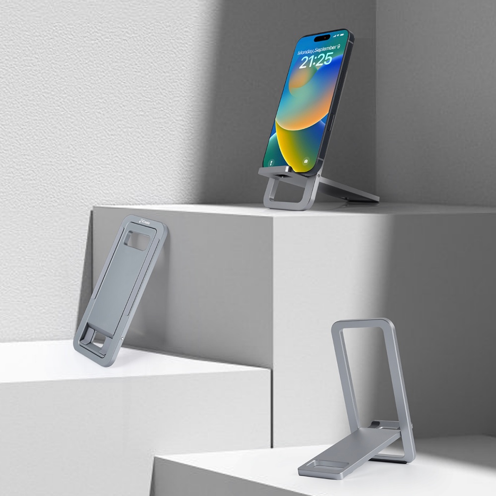 Phone-Holders-iPhone-Holder-Portable-Card-type-Foldable-Metal-Stand-Silver-45