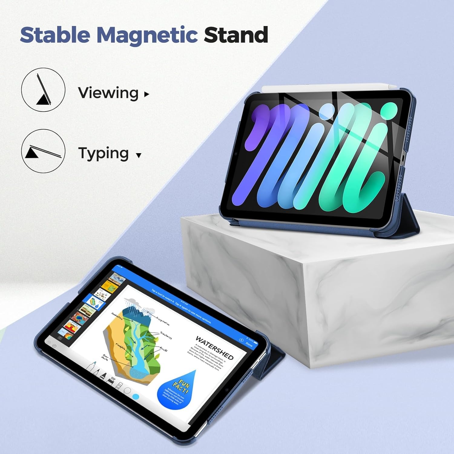 iPad-Accessories-Case-for-iPad-mini-7-A17-Pro-2024-iPad-Mini-6-2021-8-3-Inch-iPad-mini-7th-6th-Gen-Case-with-Pencil-Holder-Trifold-Stand-Smart-Folio-with-Soft-TPU-Blue-6