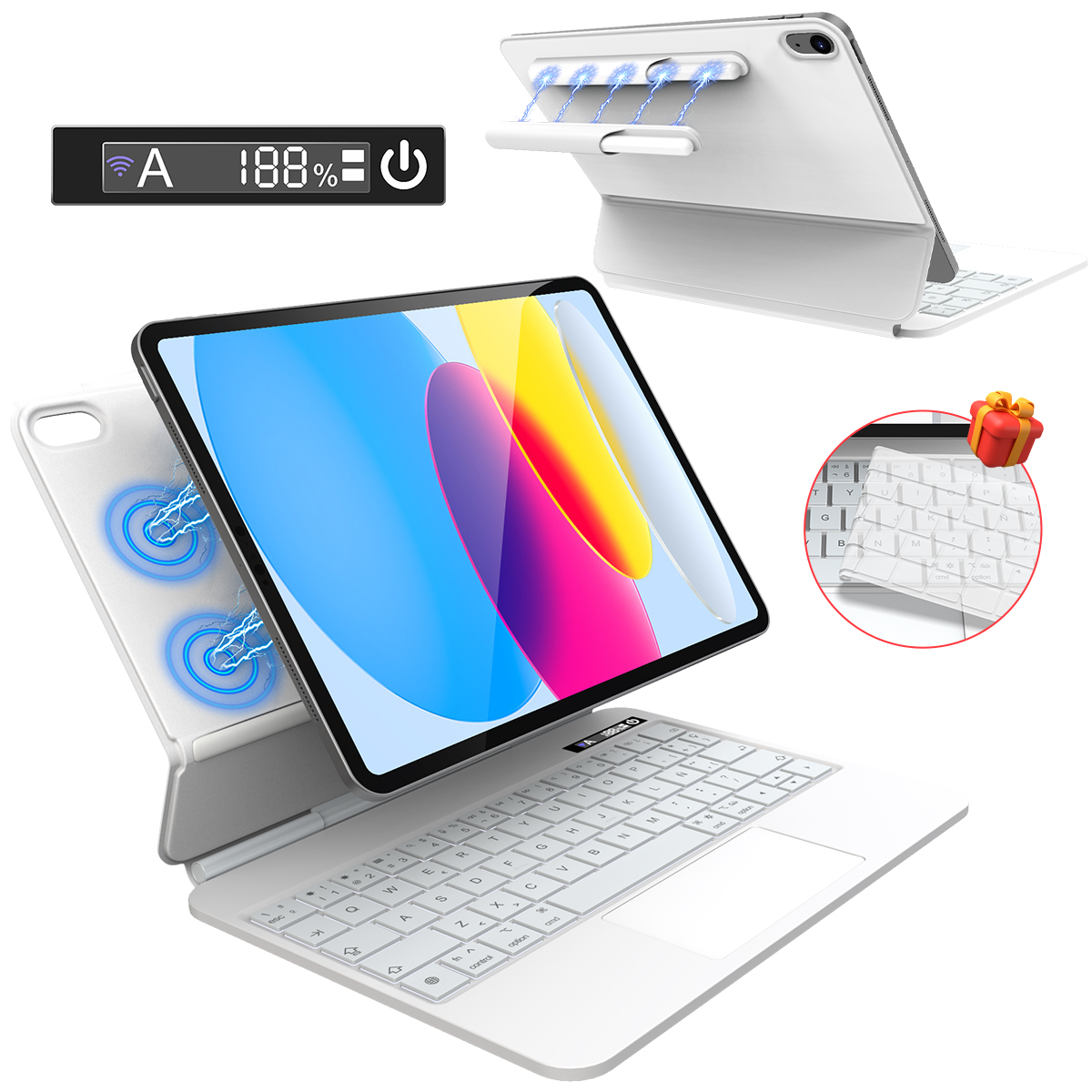 iPad-Accessories-Keyboard-for-iPad-10-Generation-2022-11-Generation-A16-2025-10-9-11-Inch-iPad-10-Generation-Detachable-Wireless-Bluetooth-Case-Pencil-Holder-White-15