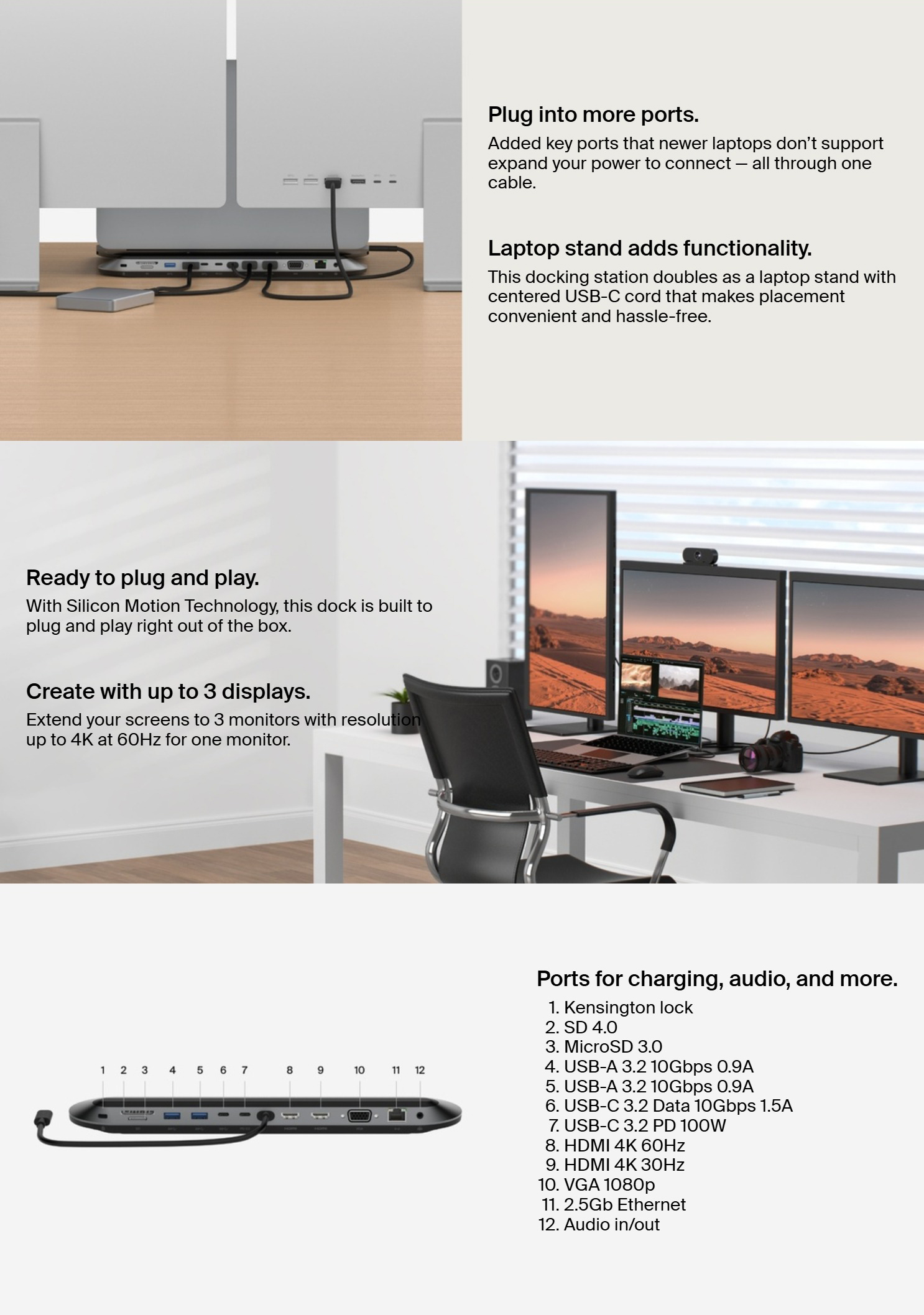 Enclosures-Docking-Belkin-Universal-USB-C-11-in-1-Pro-Dock-Grey-INC014btSGY-1