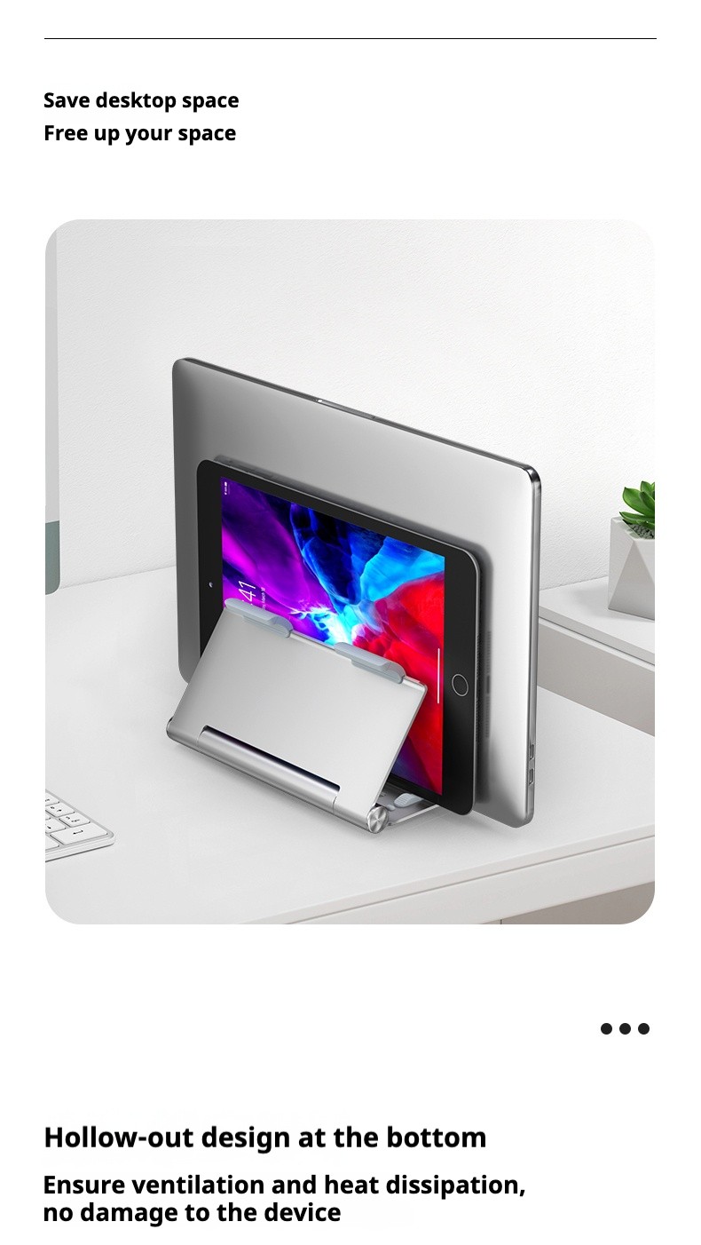 Laptop-Accessories-Laptop-Metal-Cooling-Stand-Multi-functional-Holder-Three-fold-Mini-Compact-Silver-56