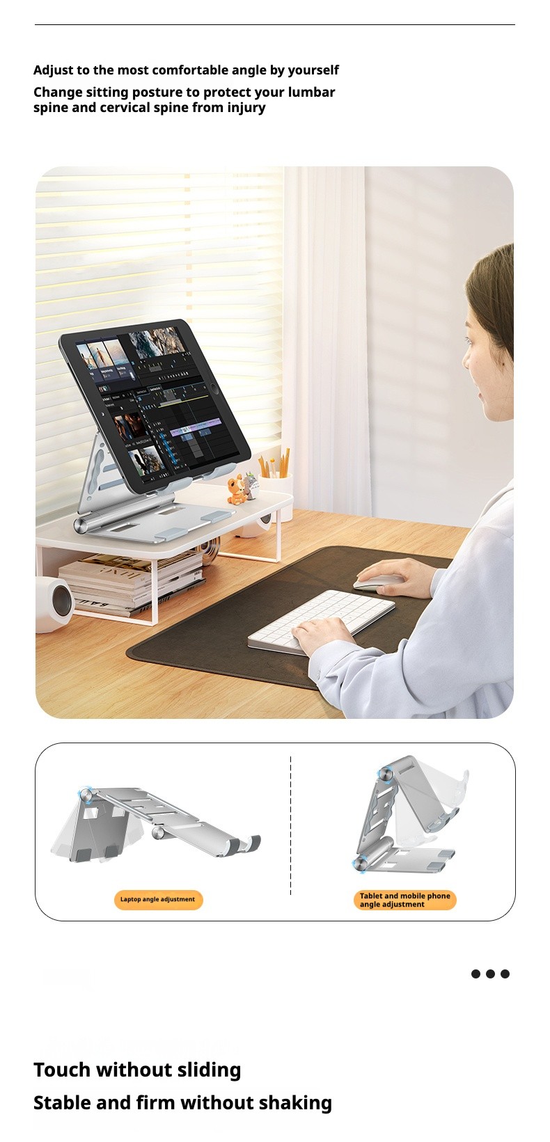 Laptop-Accessories-Laptop-Metal-Cooling-Stand-Multi-functional-Holder-Three-fold-Mini-Compact-Silver-58