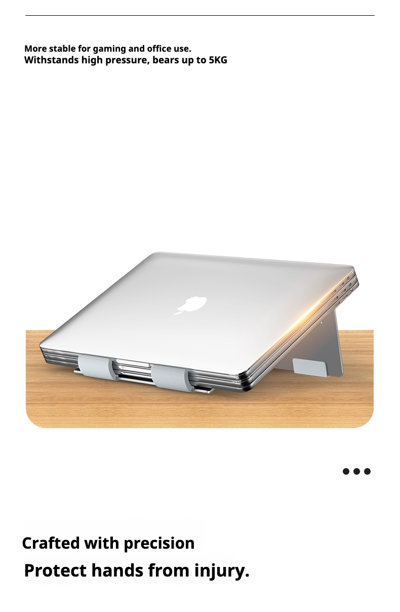 Laptop-Accessories-Laptop-Metal-Cooling-Stand-Multi-functional-Holder-Three-fold-Mini-Compact-Silver-61