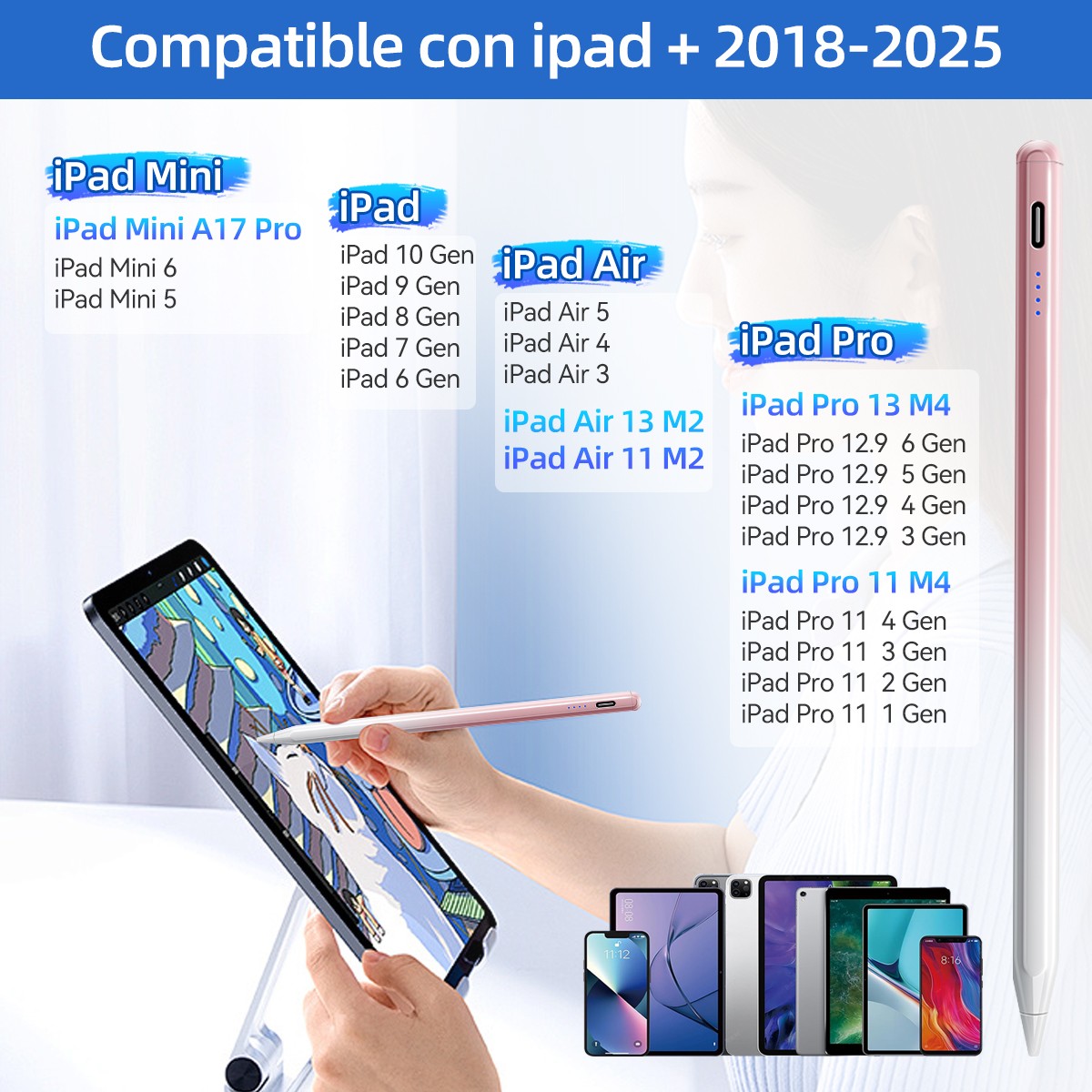 iPad-Accessories-Stylus-Pen-for-iPad-2018-2025-15Mins-Fast-Charge-for-Apple-Pencil-Palm-Rejection-Compatible-with-iPad-A16-10-9-8-7-6-iPad-Pro-12-9-11-13-M4-8