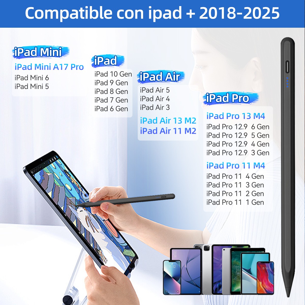 iPad-Accessories-Stylus-Pen-for-iPad-2018-2025-15Mins-Fast-Charge-for-Apple-Pencil-Palm-Rejection-Compatible-with-iPad-A16-10-9-8-7-6-iPad-Pro-12-9-11-13-M4-Black-10